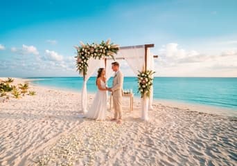Boda en la playa del Grand Oasis Cancún
